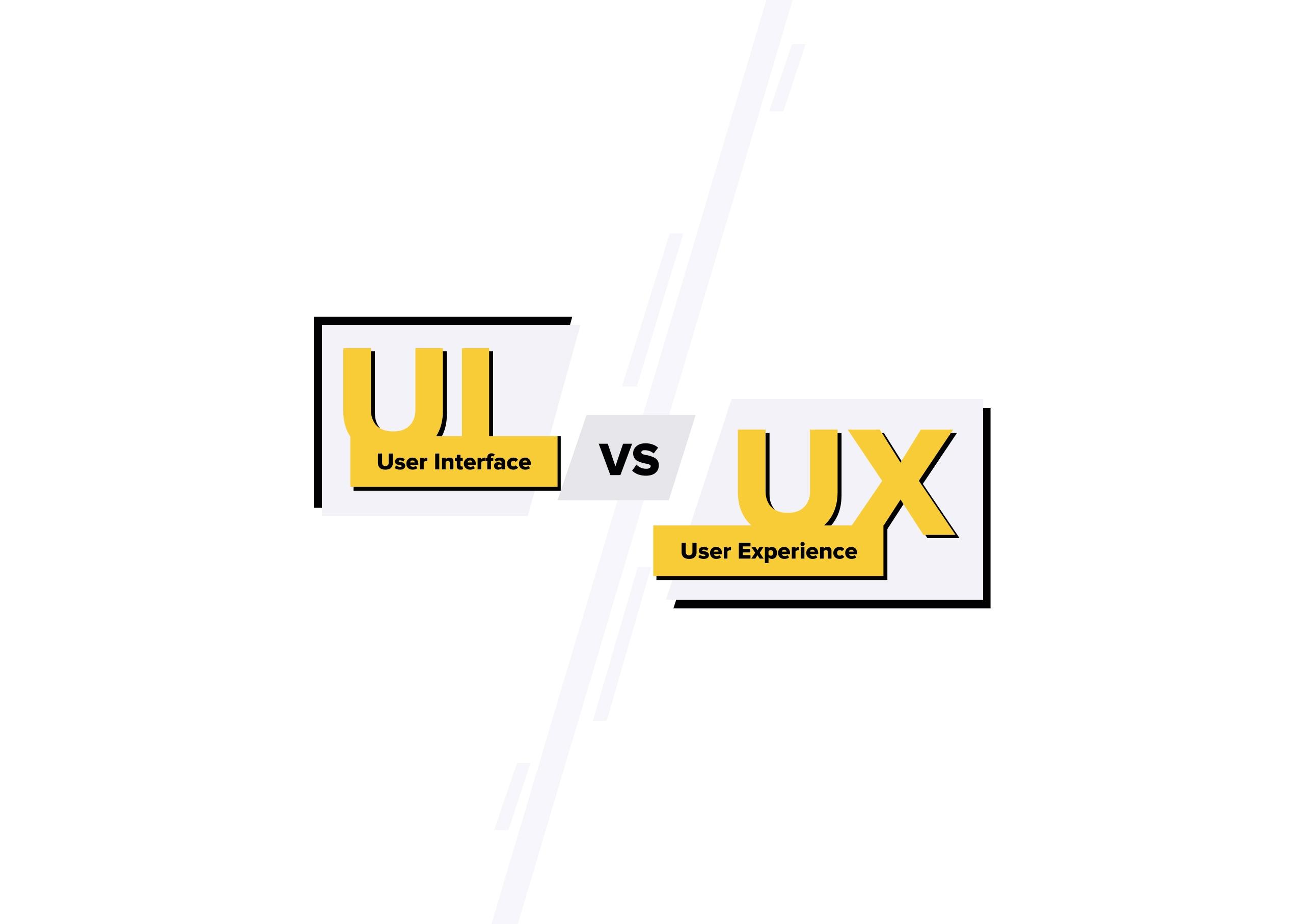 What is the difference between UI and UX design?